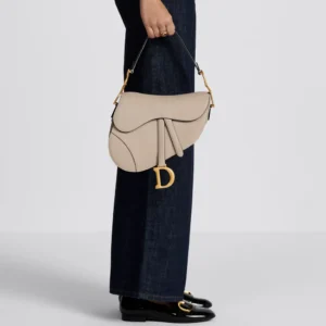 Christian Dior Saddle Bag Grained Calfskin