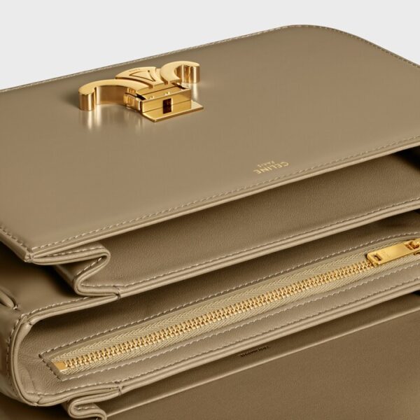 Celine Classique Triomphe Bag In Shiny Calfskin - Image 4