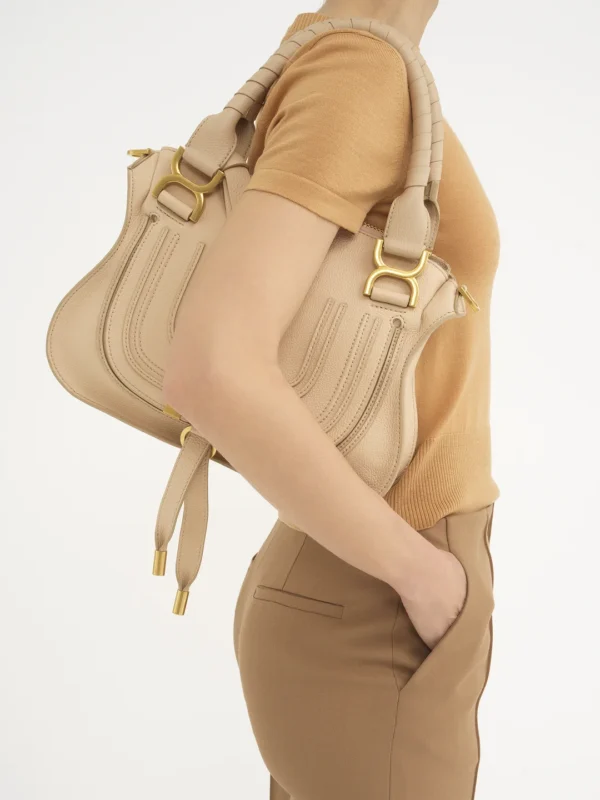Chloe Small Marcie Bag In Grained Leather - Image 2