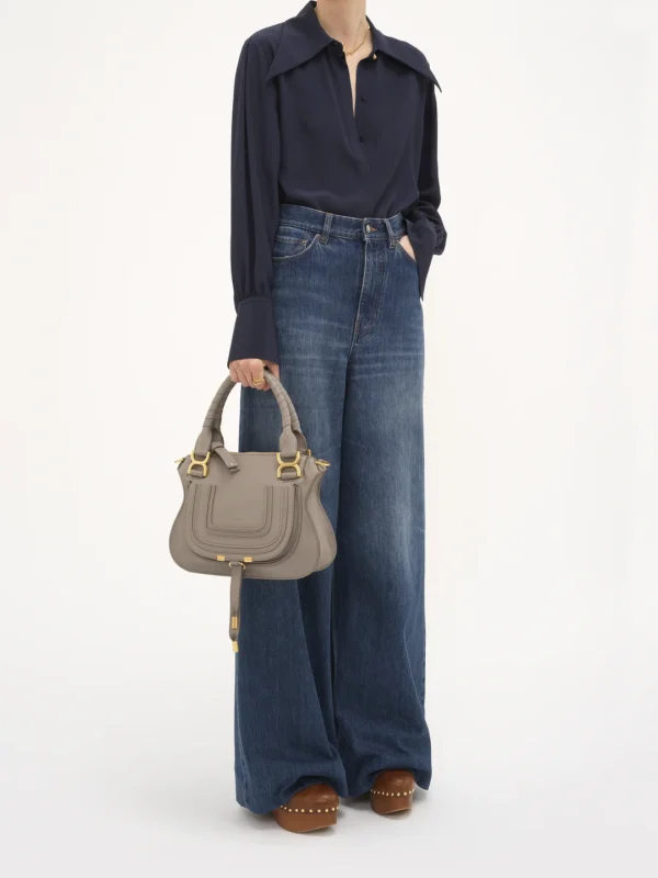 Chloe Small Marcie Bag In Grained Leather - Image 8