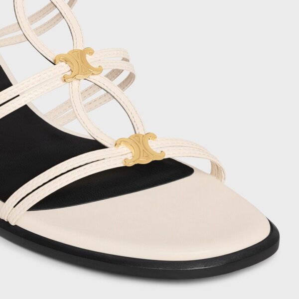 Celine Clemence Multi Triomphe Sandal in Lambskin - Image 7