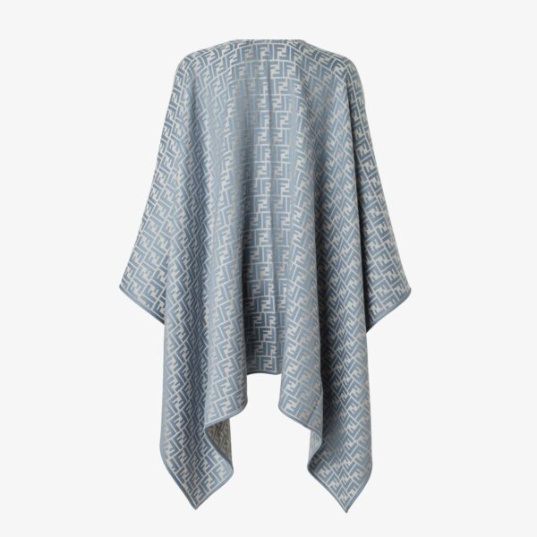 Fendi Poncho Wool and Silk - Image 2
