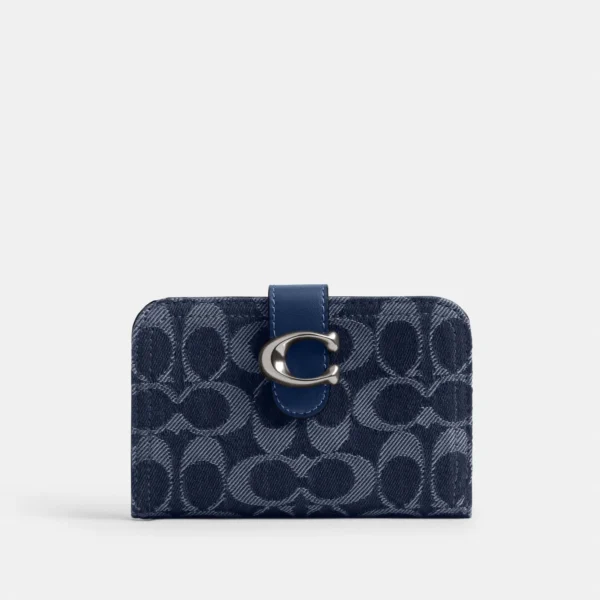 Coach Tabby Wallet In Signature Denim