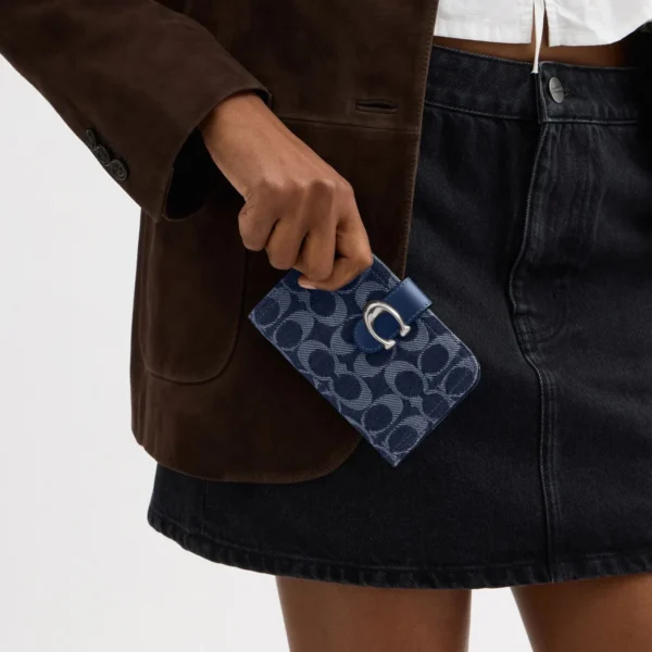 Coach Tabby Wallet In Signature Denim - Image 2