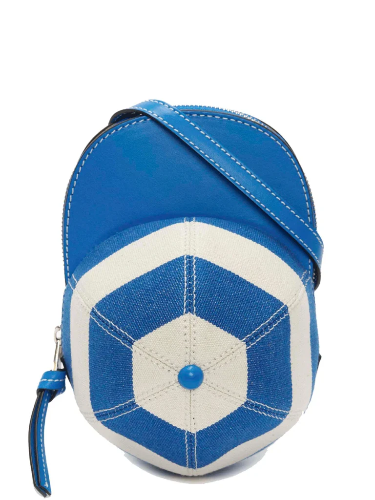 cap bag dari jw anderson. unik, aneh dan cocok banget buat streetwear. cukup spacious dan collectible banget