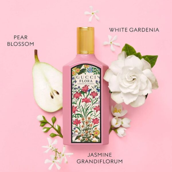 Parfum mini Gucci Flora Gorgeous Gardenia EDP ukuran travel size degan bunga