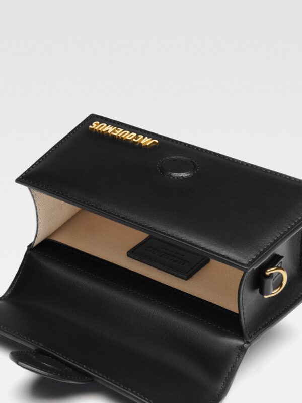Jacquemus Le Bambino Tas Kulit Hitam - Image 3