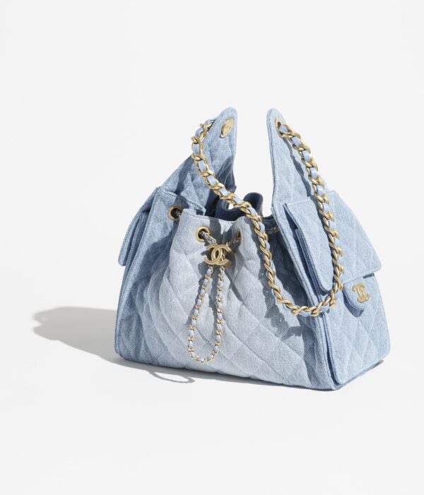 tas chanel 25 warna denim
