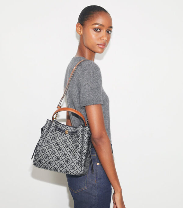 Tory Burch - Romy T Monogram Bucket Bag - Image 3