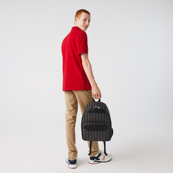Lacoste ransel model pria dengan desain klasik dan kompartemen laptop